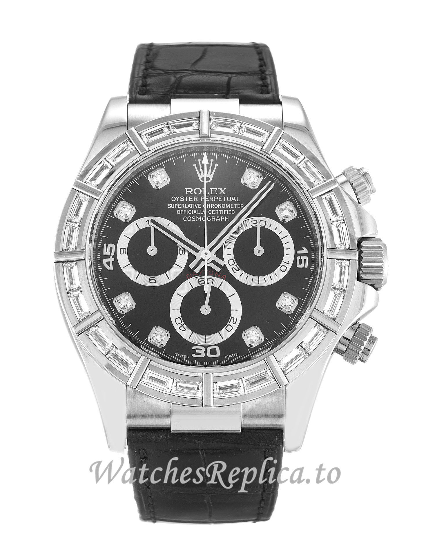 Rolex Daytona Black Diamond Dial 116589BR - WatchesReplica.is
