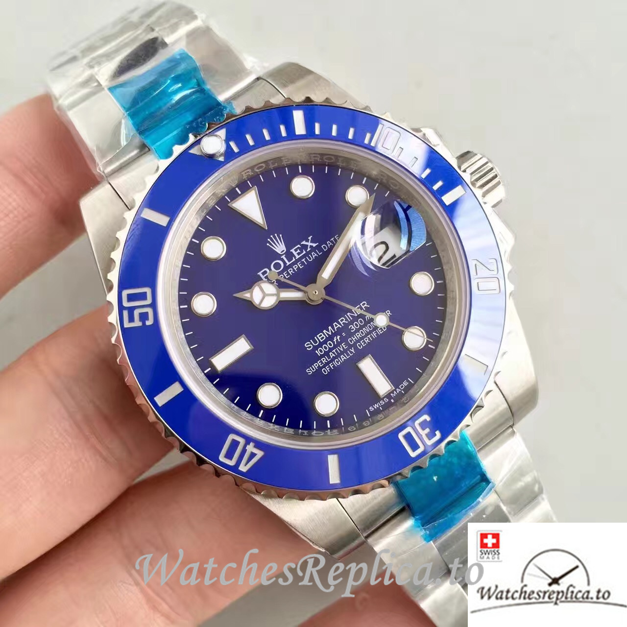 Swiss Rolex Submariner Replica 116610LN Stainless steel strap 40MM - WatchesReplica.is