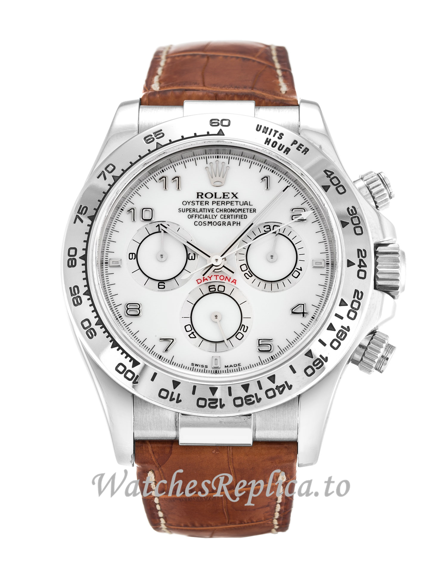 Rolex Daytona White Dial 116519 - WatchesReplica.is