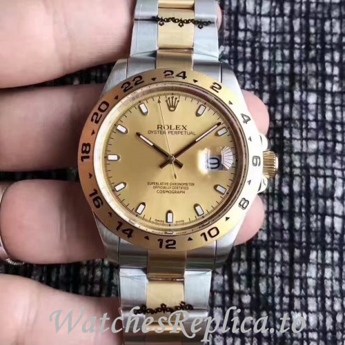 Swiss Rolex Explorer Replica Stainless steel strap 42MM - WatchesReplica.is