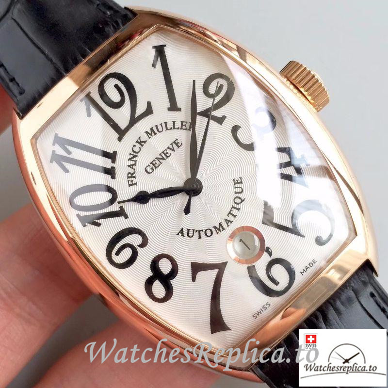 Swiss Franck Muller Casablanca Date Replica 8880 C DT Black Strap 39.5MM×55.3 MM - WatchesReplica.is