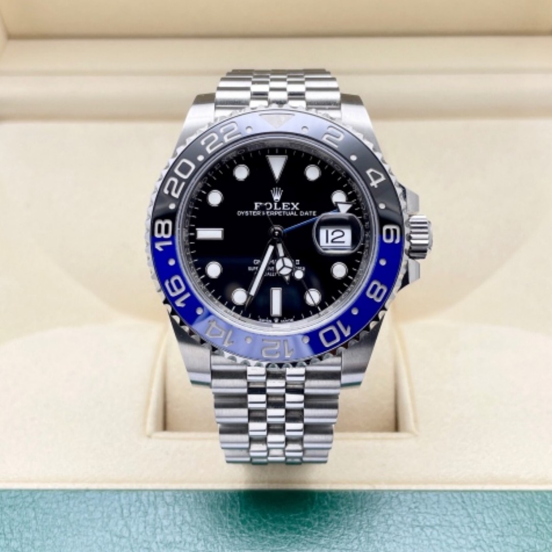 Rolex Replica GMT-Master II Batman 40mm 126710BLNR - WatchesReplica.is