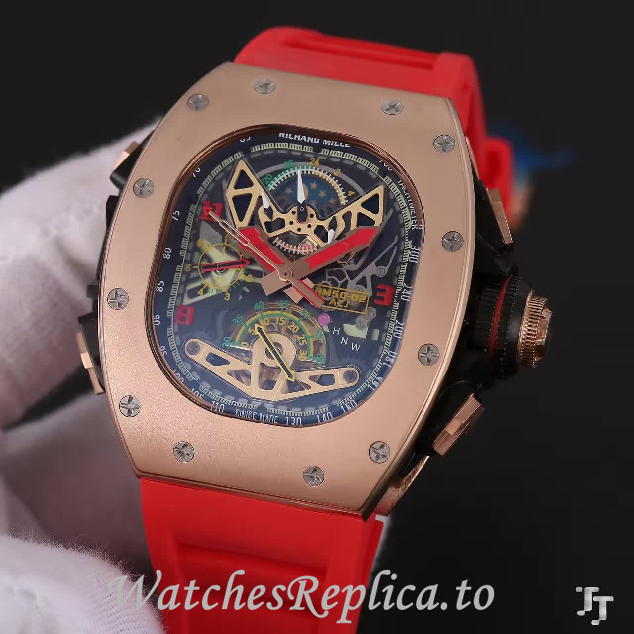Richard Mille Replica RM50-02 Rubber strap 41MM - WatchesReplica.is