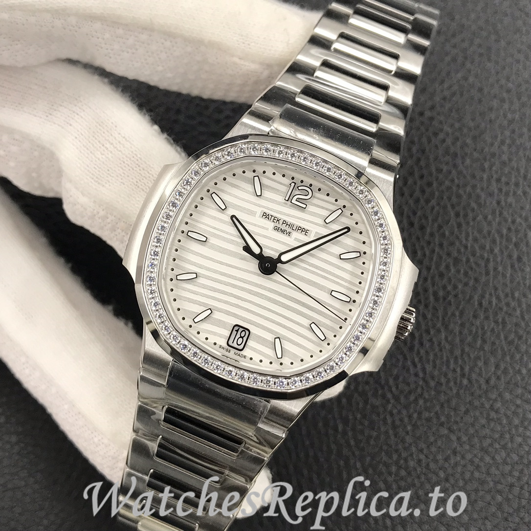 Patek Philippe Replica Nautilus 7118 Stainless steel strap 34MM - WatchesReplica.is