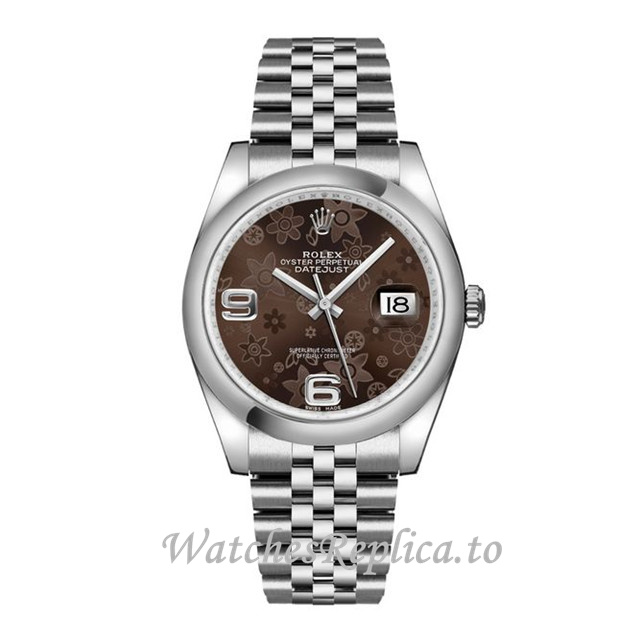 Replica Rolex Datejust 116200-32 36MM Stainless steel strap Mens Watch - WatchesReplica.is