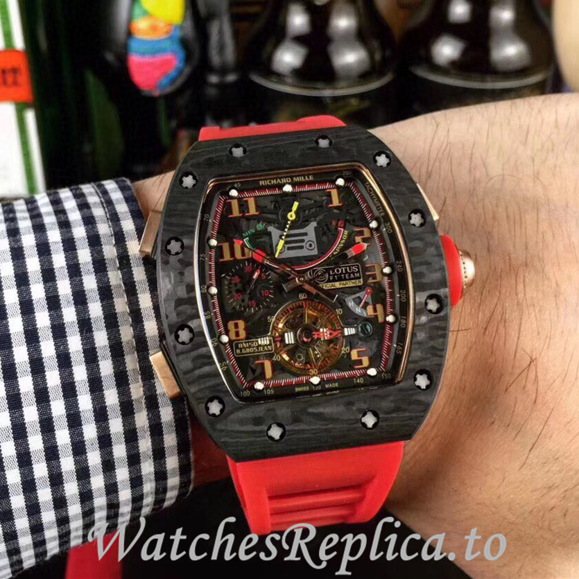Richard Mille Replica RM12-01 Rubber strap 50MM - WatchesReplica.is