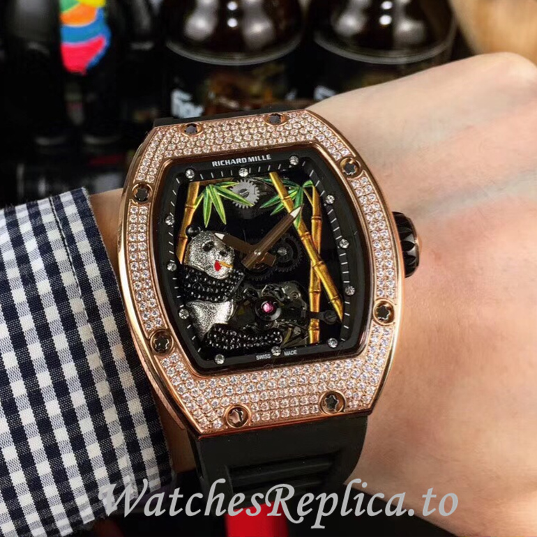 Richard Mille Replica RM26-01 Rubber strap 50MM - WatchesReplica.is