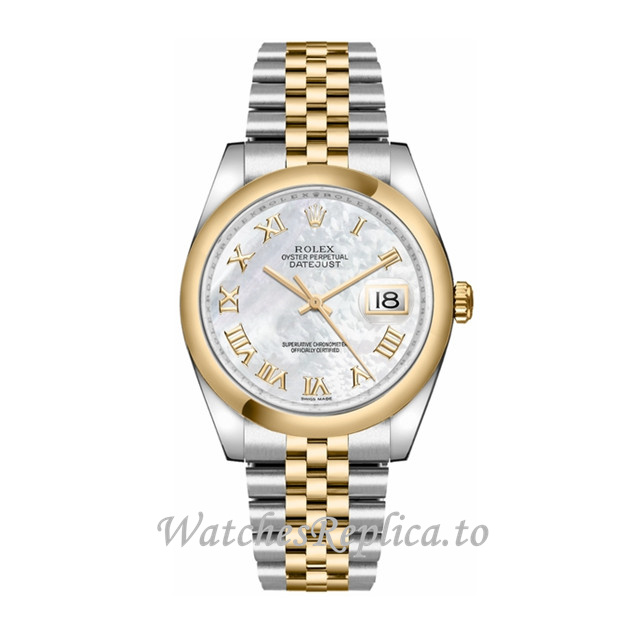 Replica Rolex Datejust 116203-40 36MM Stainless steel strap Mens Watch - WatchesReplica.is