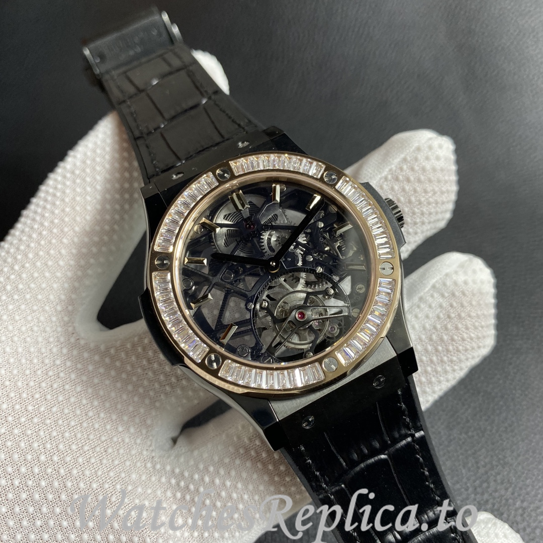 Hublot Replica Classic Fusion Leather strap 45MM - WatchesReplica.is