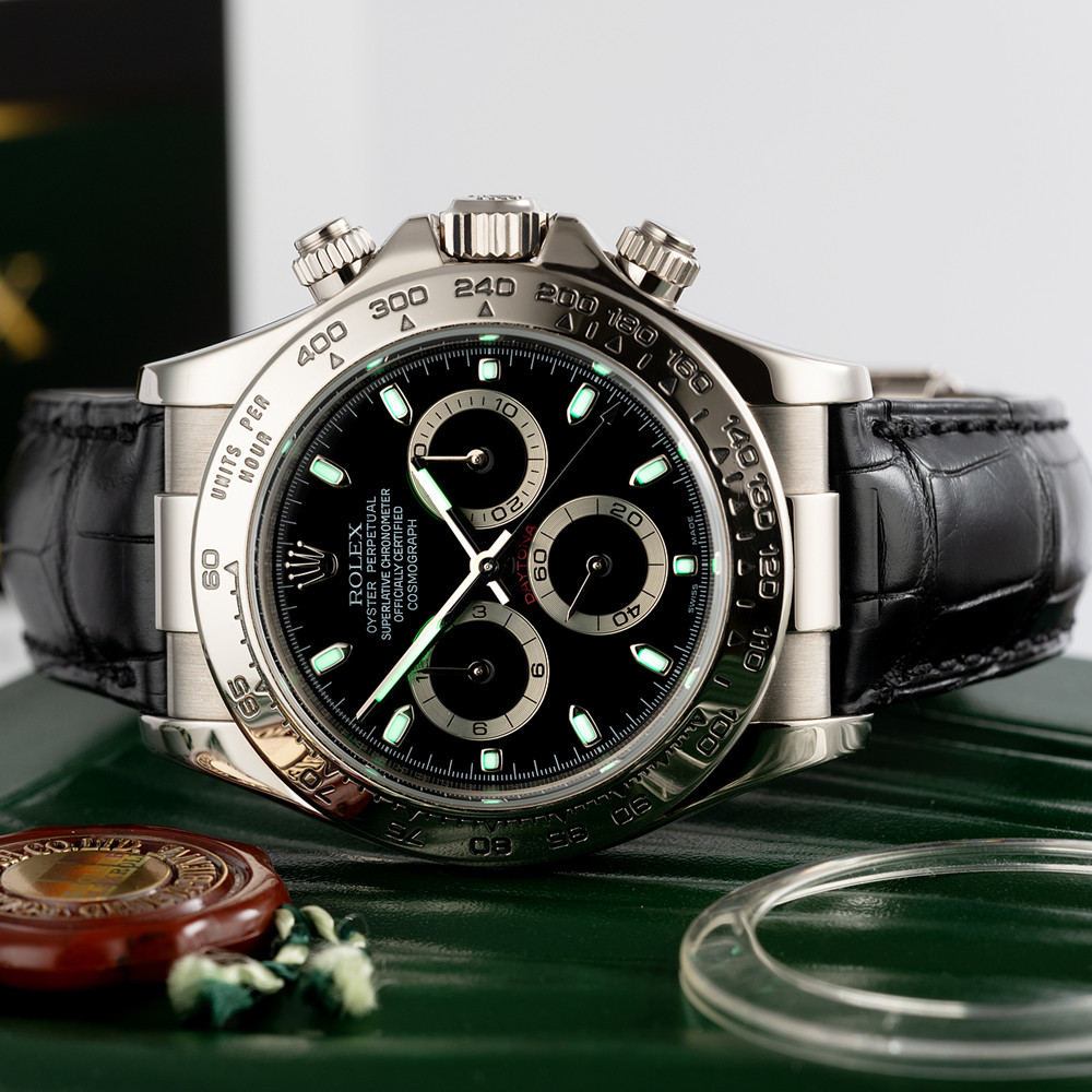 Rolex Daytona Black Dial 116519 - WatchesReplica.is