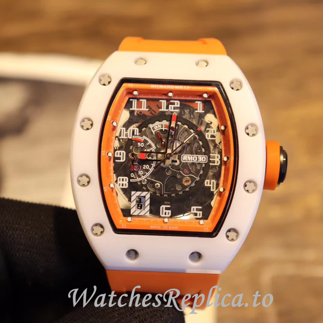 Richard Mille Replica RM030 Rubber strap 50MM - WatchesReplica.is