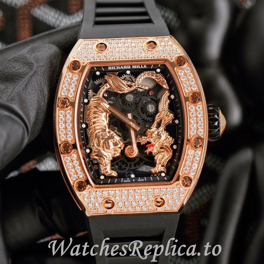 Richard Mille Replica RM51-01 Rubber strap 50MM - WatchesReplica.is