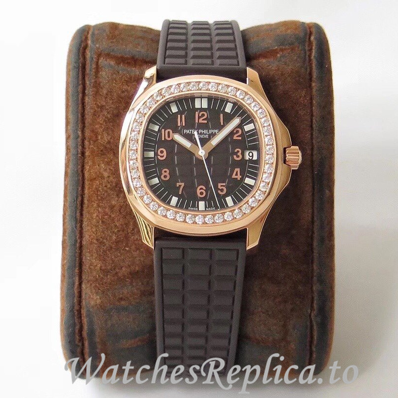 Patek Philippe Replica Aquanaut Rubber strap 35.6MM - WatchesReplica.is