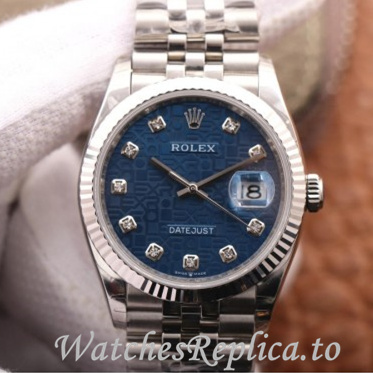 Swiss Rolex Datejust Replica 126233 Stainless steel strap 36MM - WatchesReplica.is