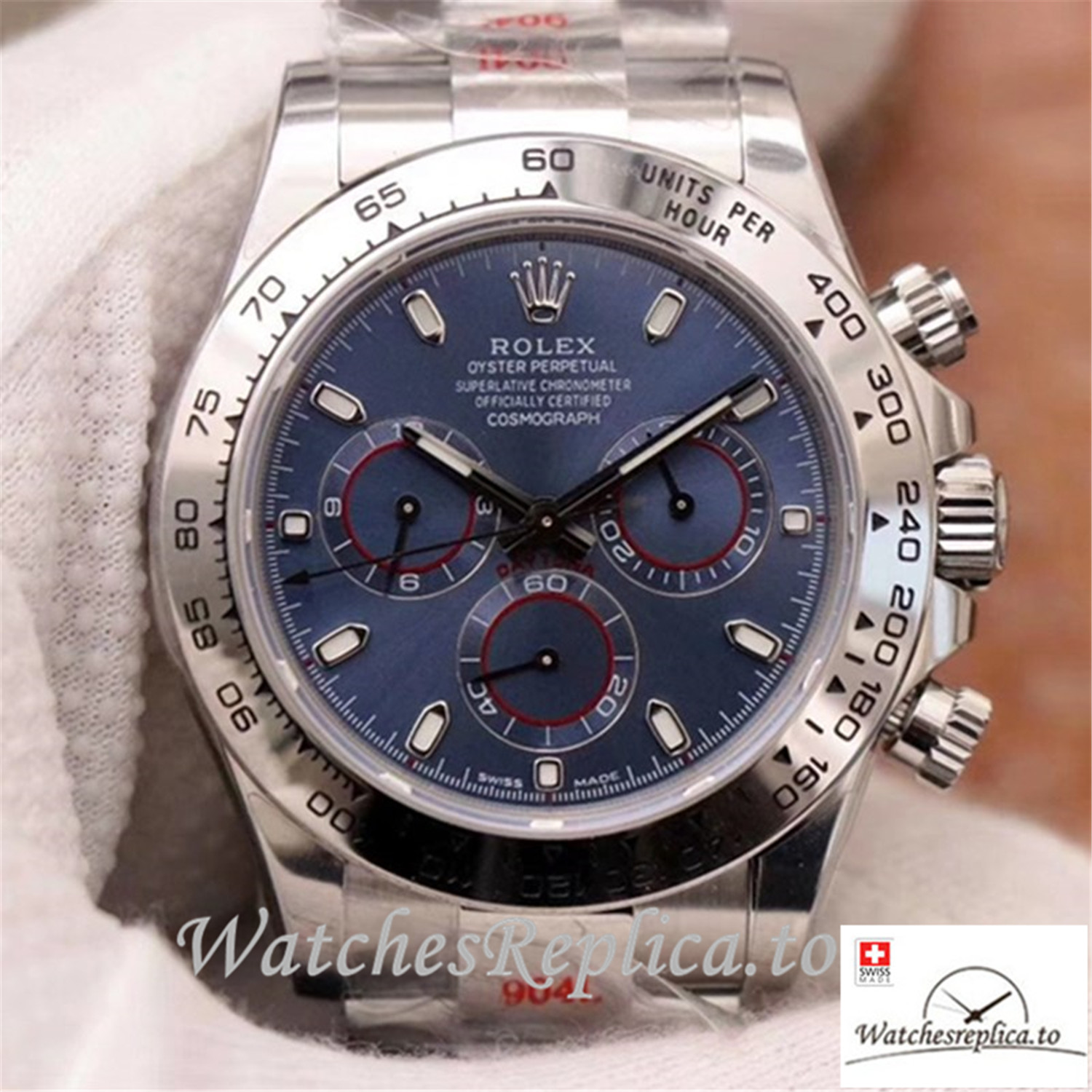 Swiss Rolex Daytona Cosmograph Replica 116509-78599 Silver Strap 40MM - WatchesReplica.is