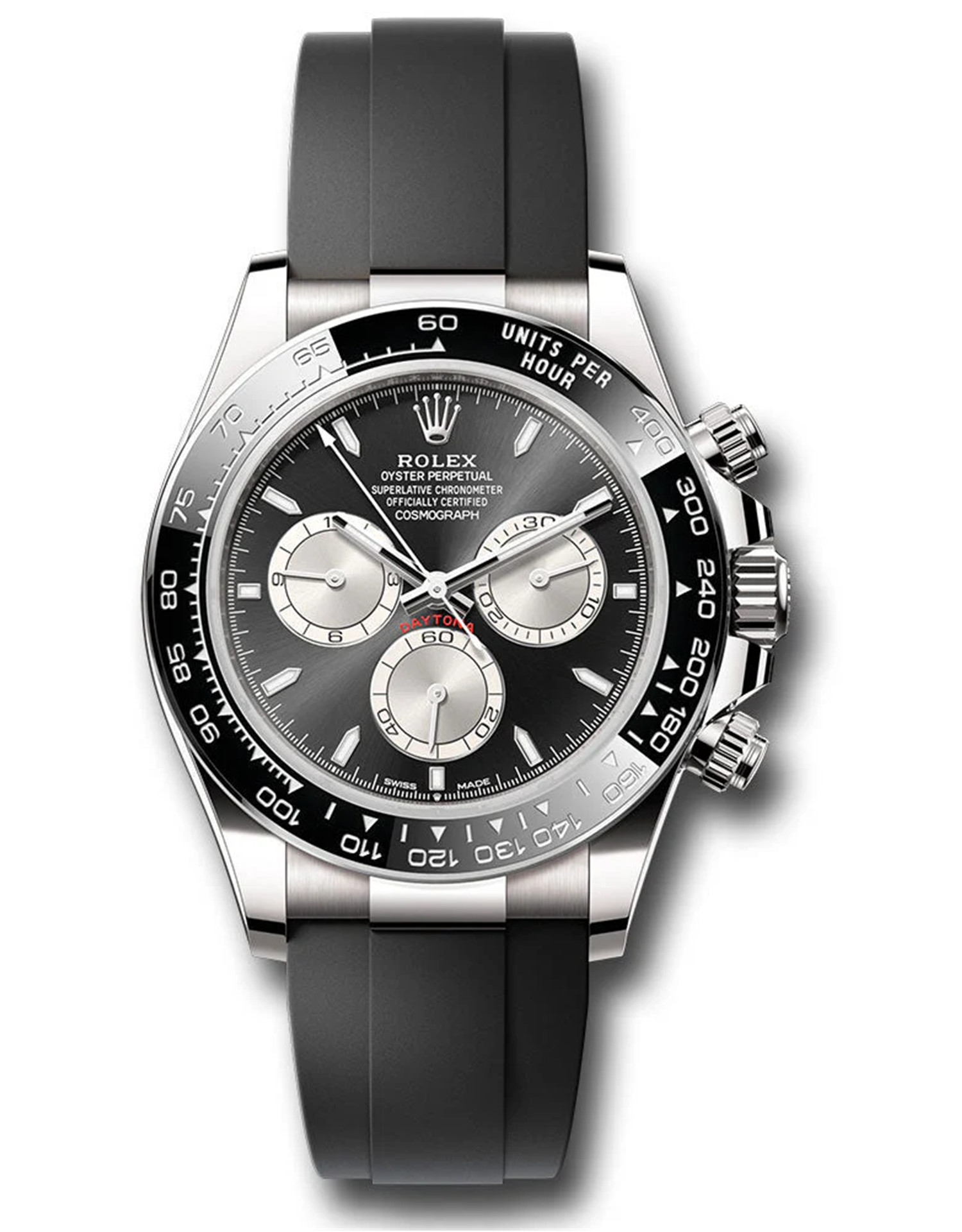 Rolex Daytona Black & Steel Dial 40mm 126519LN - WatchesReplica.is