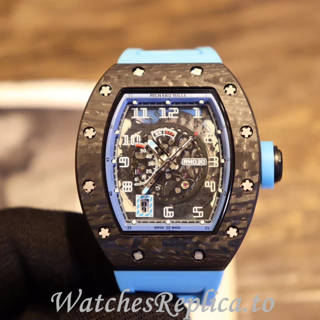 Richard Mille Replica RM030 Rubber strap 50MM - WatchesReplica.is