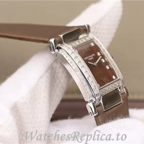 Patek Philippe Replica Twenty-4 Leather strap 30MM - WatchesReplica.is