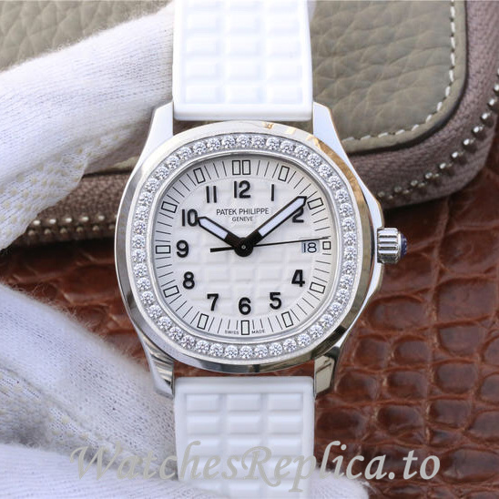 Patek Philippe Replica Aquanaut 5068 Rubber strap 35.6MM - WatchesReplica.is