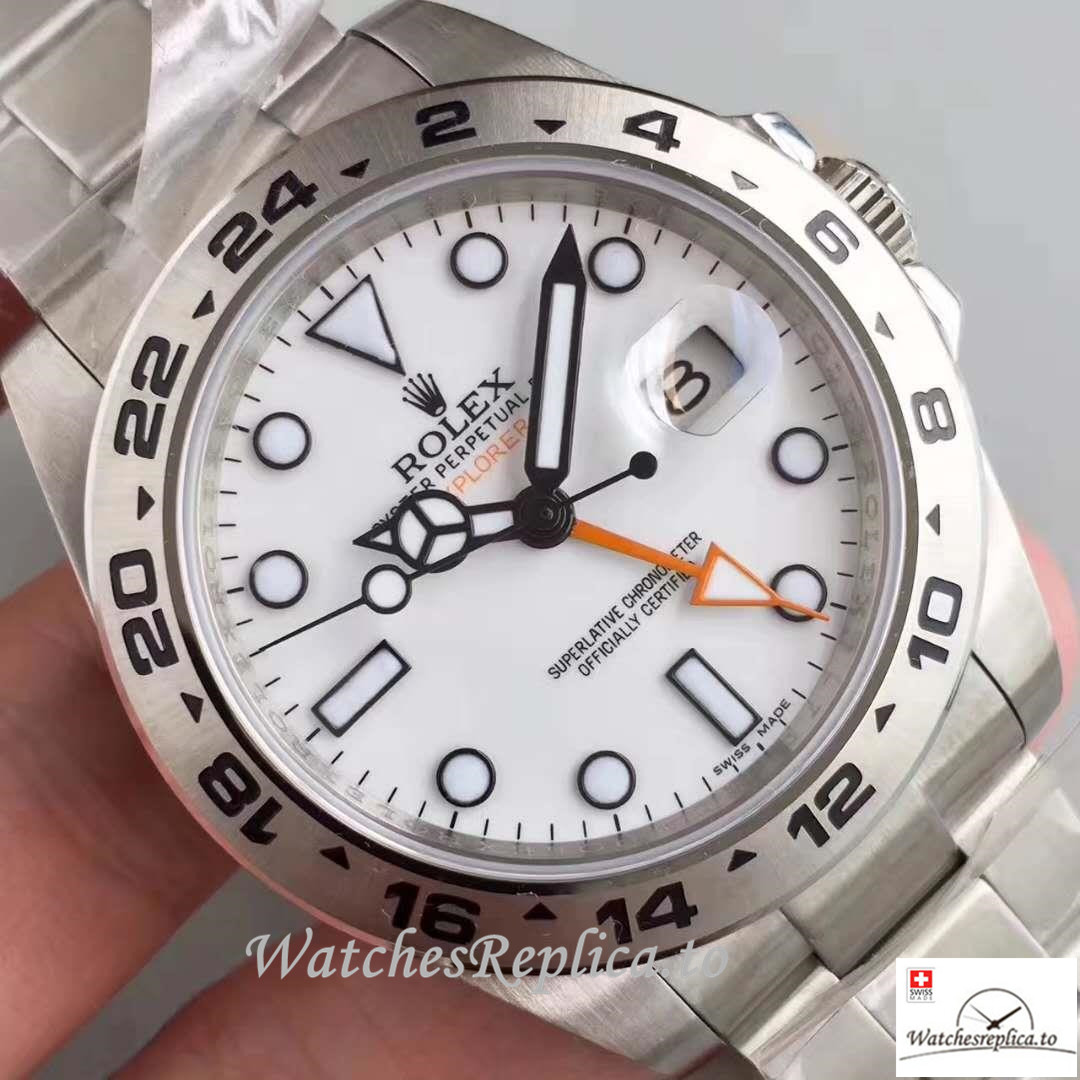 Swiss rolex Explorer II Replica 216570 001 Number Markers 42MM - WatchesReplica.is