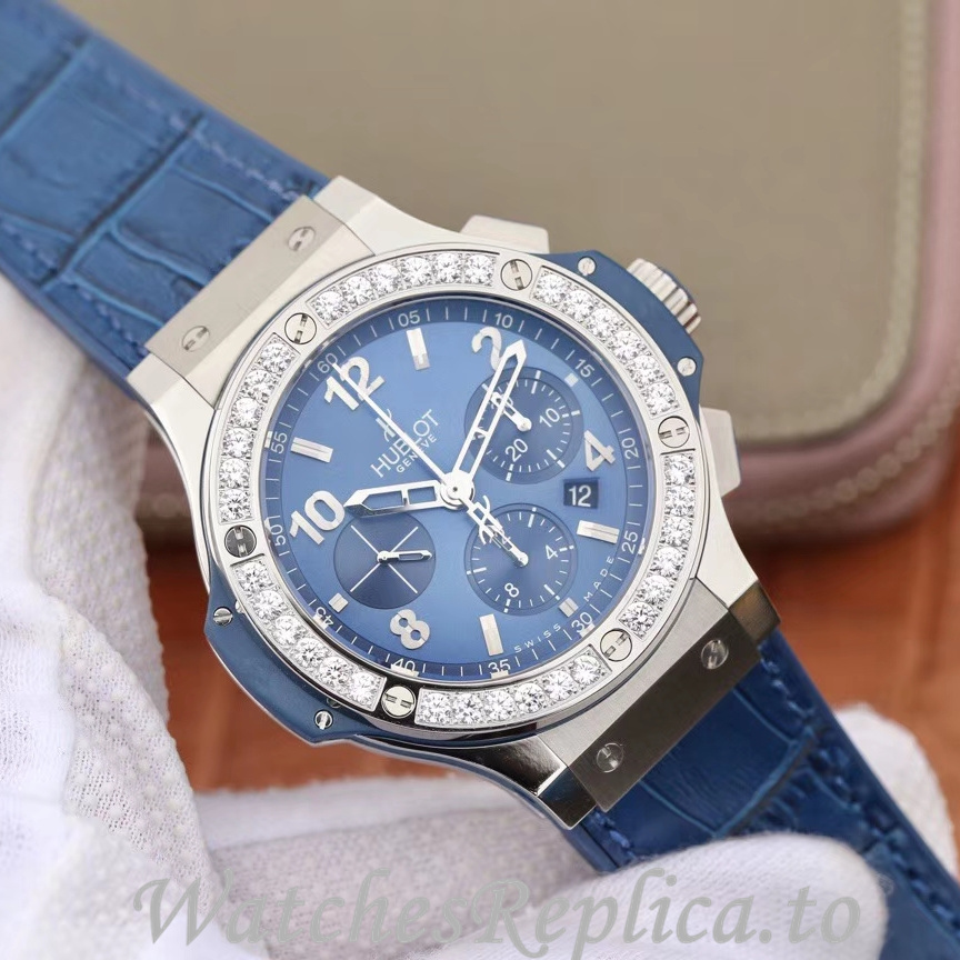 Hublot Replica Big Bang Leather strap 44MM - WatchesReplica.is