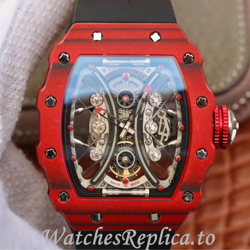Richard Mille Replica RM53-01 Rubber strap 50MM - WatchesReplica.is