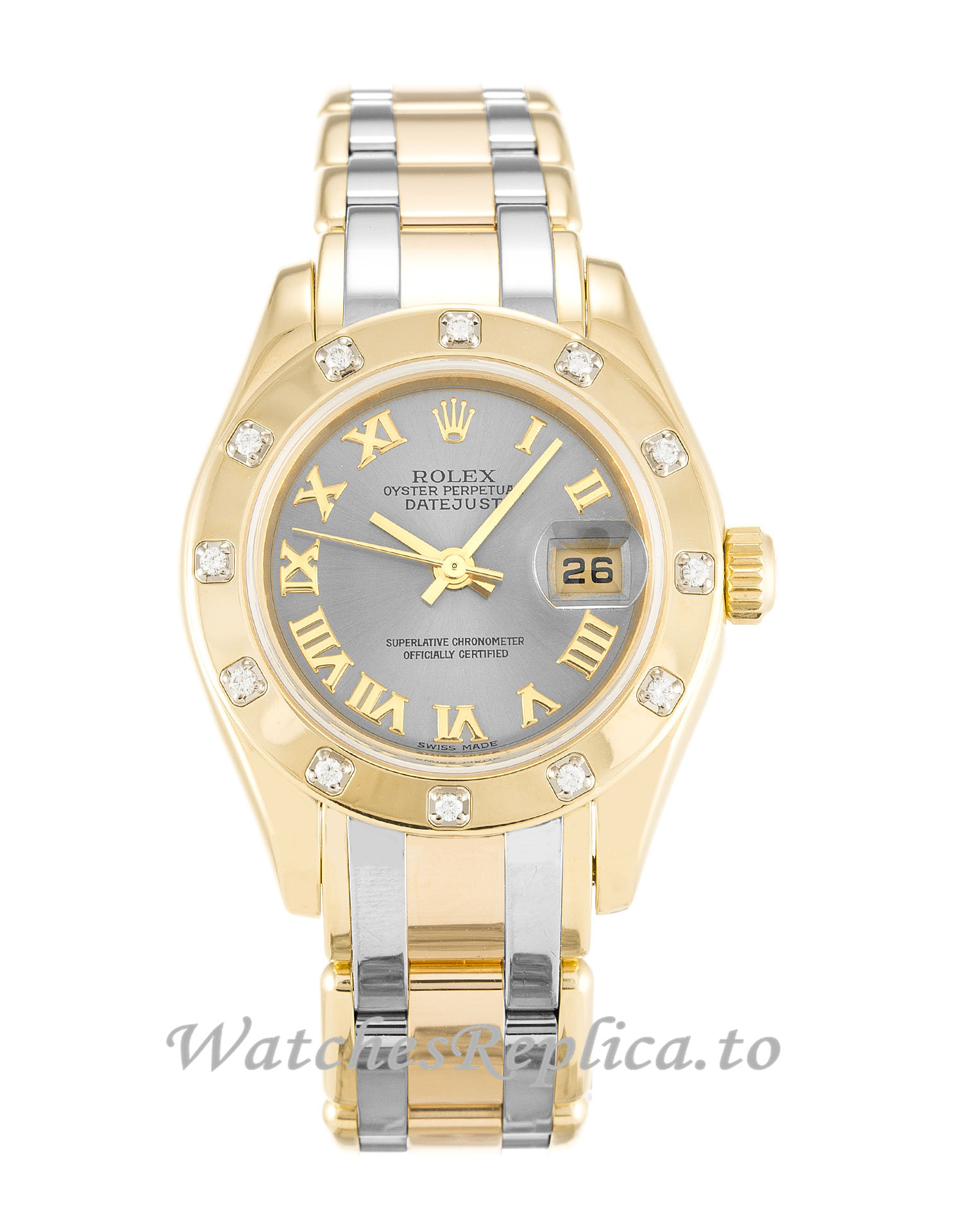 Rolex Pearlmaster Rhodium Dial 80318 - WatchesReplica.is