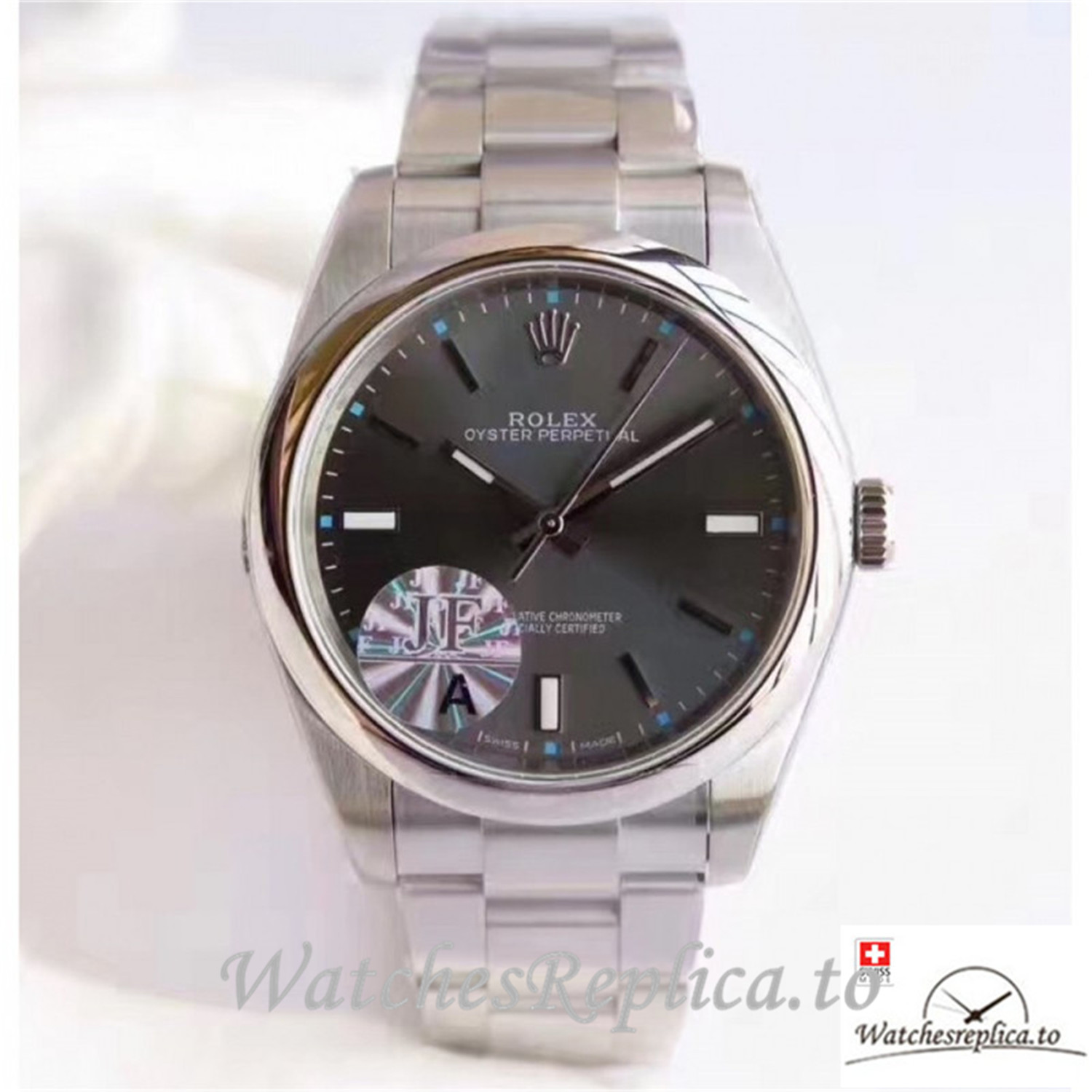 Swiss Rolex Oyster Perpetual Replica 114300 002 Stainless Steel Strap 39MM - WatchesReplica.is