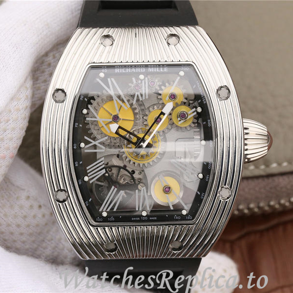 Richard Mille Replica RM018 Rubber strap 48MM - WatchesReplica.is