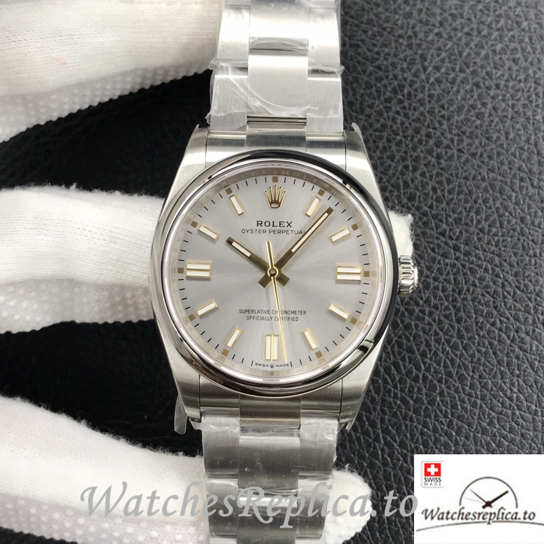 Swiss Rolex Oyster Perpetual Replica 126000 Stainless steel strap 36MM - WatchesReplica.is