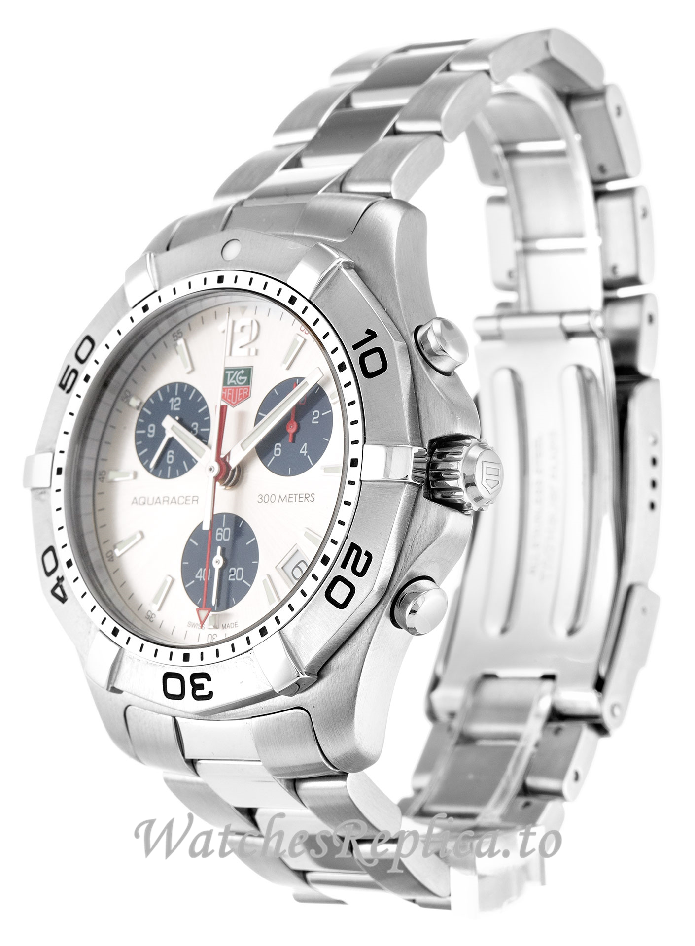 Tag Heuer Aquaracer Silver Dial CAF1111.BA0803 41 MM - WatchesReplica.is