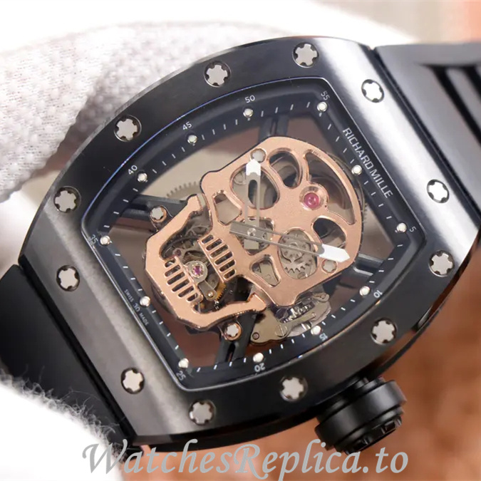 Richard Mille Replica RM52-01 Rubber strap 50MM - WatchesReplica.is