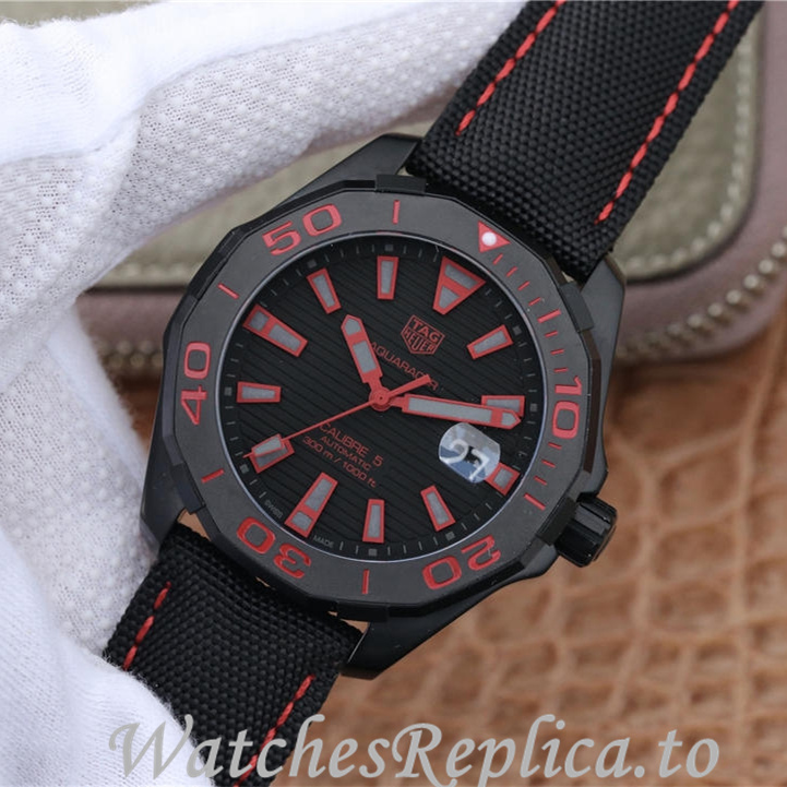 Tag Heuer Replica Aquaracer Canvas strap 43MM - WatchesReplica.is