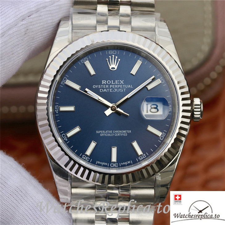 Swiss Rolex Datejust Replica 116234-0139 Stainless steel strap 36MM - WatchesReplica.is