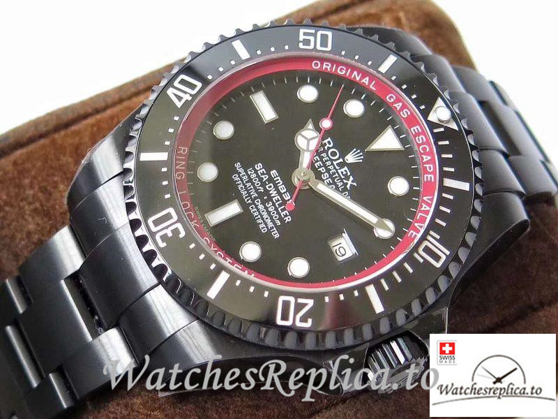 Swiss Rolex Sea-Dweller Bamford Replica 116660 001 Black Bezel 44MM - WatchesReplica.is