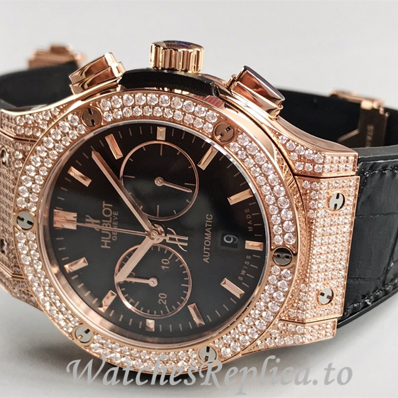 Hublot Replica Classic Fusion Leather strap 45MM - WatchesReplica.is