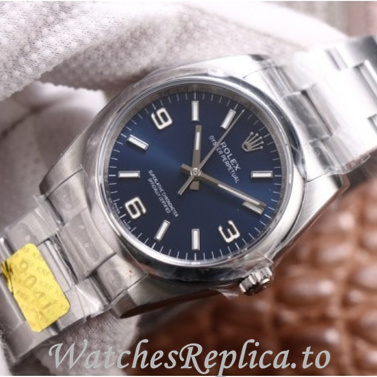 Swiss Rolex Oyster Perpetual Replica 116000 Stainless steel strap 36MM - WatchesReplica.is