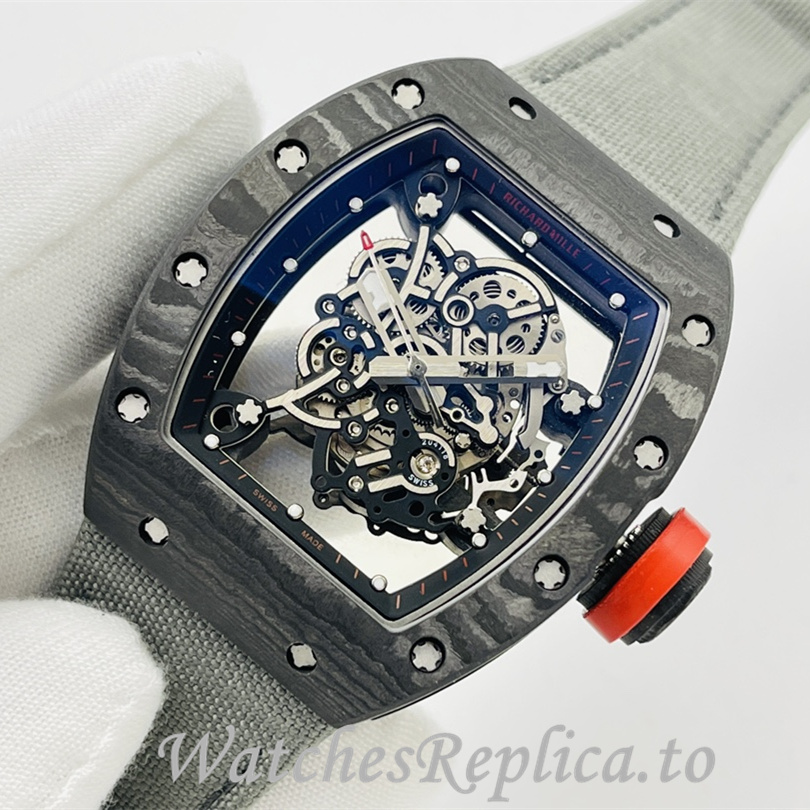 Richard Mille Replica RM055 Canvas strap 50MM - WatchesReplica.is