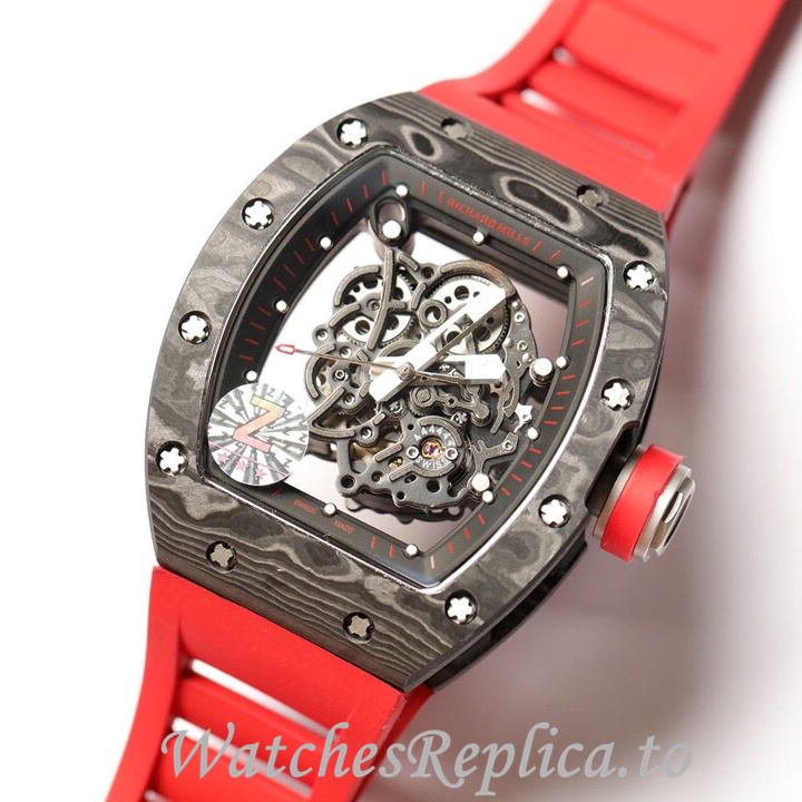 Richard Mille Replica RM055 Rubber strap 50MM - WatchesReplica.is