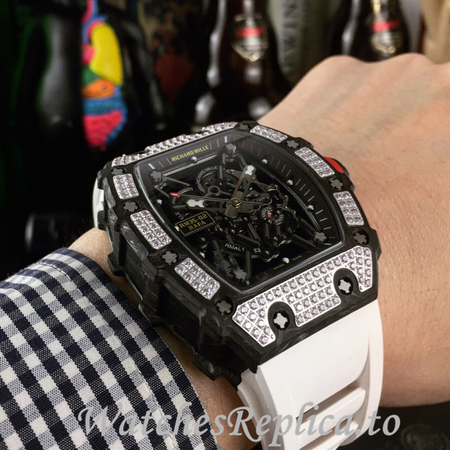Richard Mille Replica RM035-02 Rubber strap 50MM - WatchesReplica.is