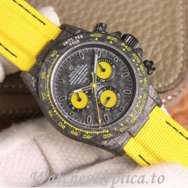 Swiss Rolex Daytona Replica 116588 Canvas strap 40MM - WatchesReplica.is
