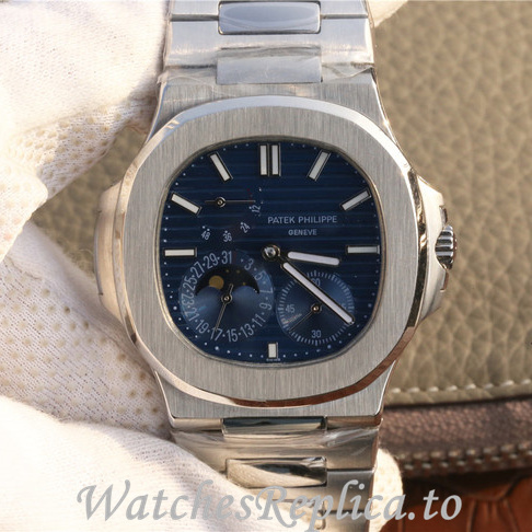 Patek Philippe Replica Nautilus 5712 Stainless steel strap 40MM - WatchesReplica.is