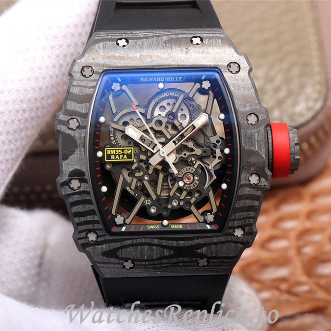 Richard Mille Replica RM35-02 Rubber strap 50MM - WatchesReplica.is