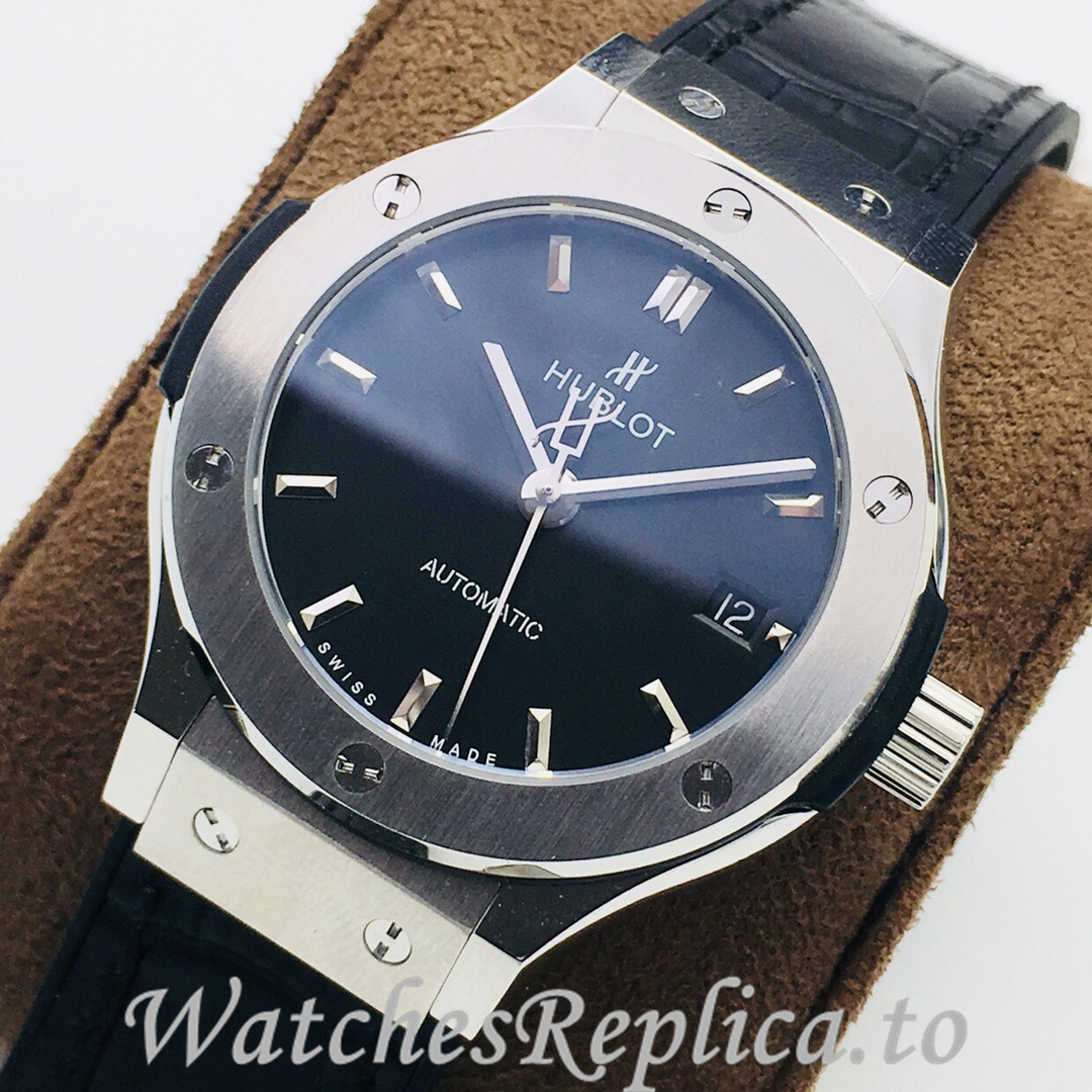 Hublot Replica Classic-Fusion-Series Leather strap 38MM - WatchesReplica.is