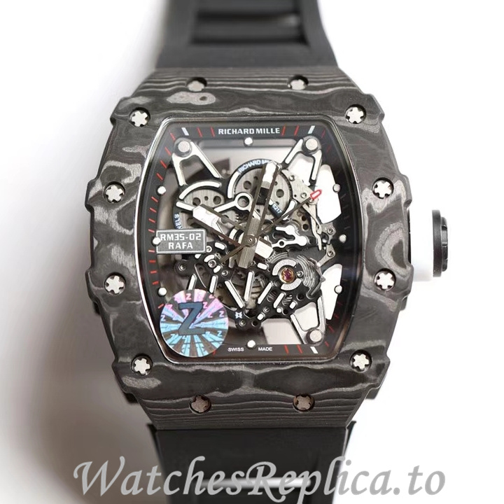 Richard Mille Replica RM35-02 Rubber strap 50MM - WatchesReplica.is