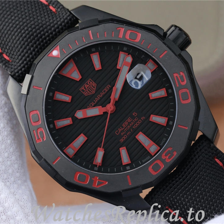 Tag Heuer Replica Aquaracer Canvas strap 43MM - WatchesReplica.is