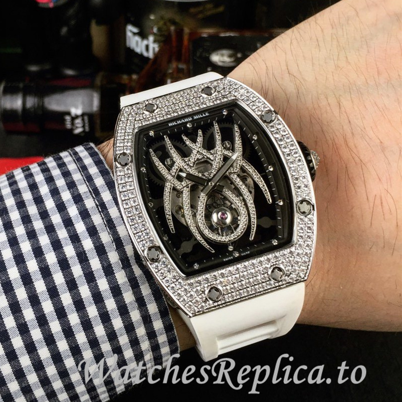 Richard Mille Replica RM19-01 Rubber strap 50MM - WatchesReplica.is