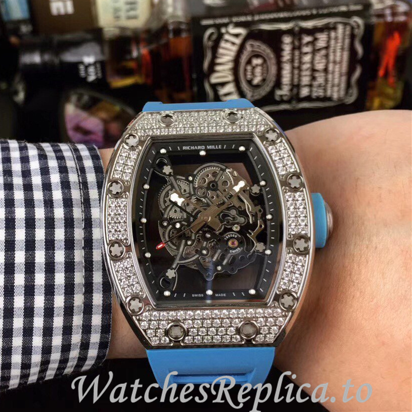 Richard Mille Replica RM055 Rubber strap 50MM - WatchesReplica.is