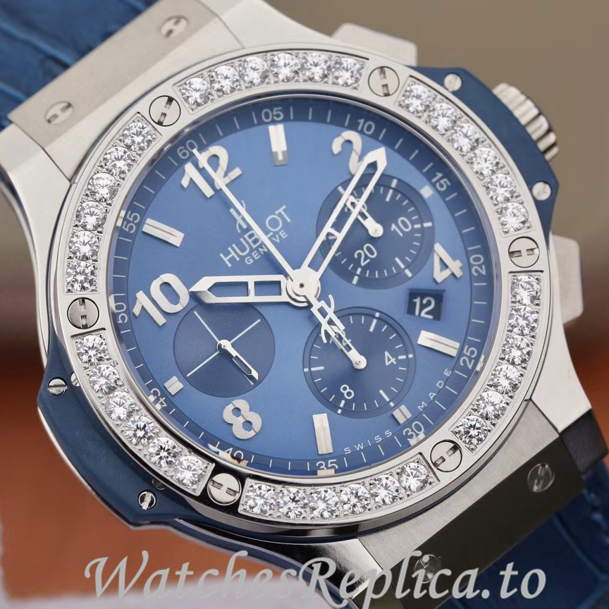Hublot Replica Big Bang Leather strap 44MM - WatchesReplica.is
