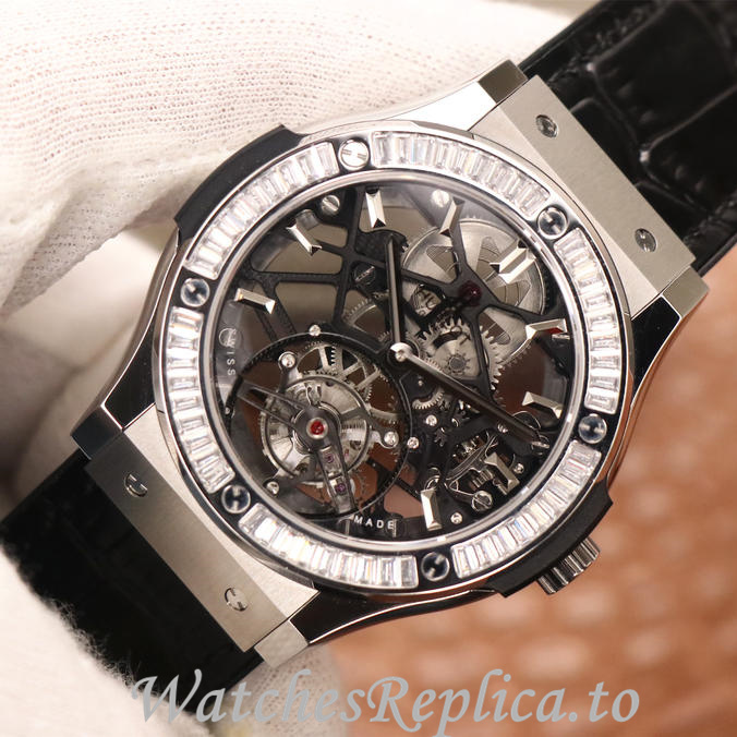 Hublot Replica Classic Fusion Series Leather strap 45MM - WatchesReplica.is